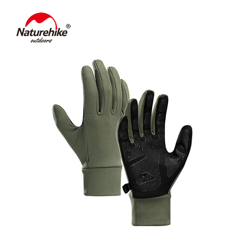 Mountain Biking Gloves Mens - Naturehike Outdoor Touch-screen Non-slip Full Finger