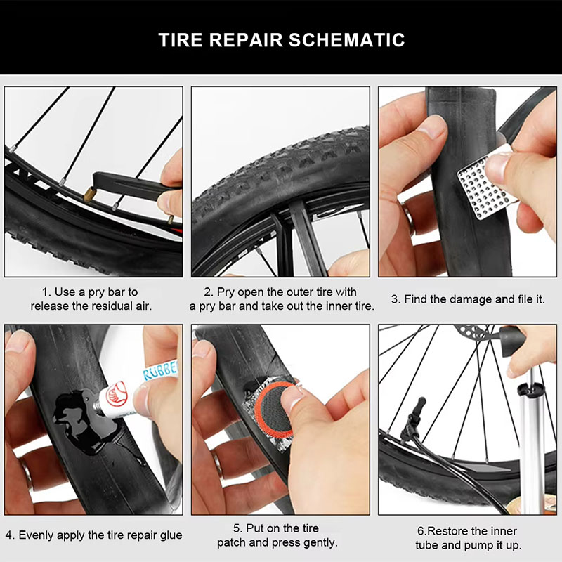 39pcs Bike Tire Repair Kit - B - огляд і ціна Mountain Biking Kit