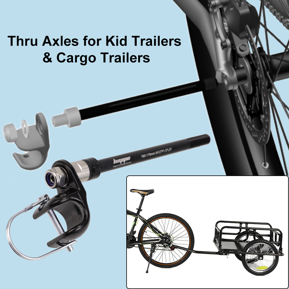 HEPPE Bicycle Trailer Thru Axl - огляд і ціна Mountain Biking Kids