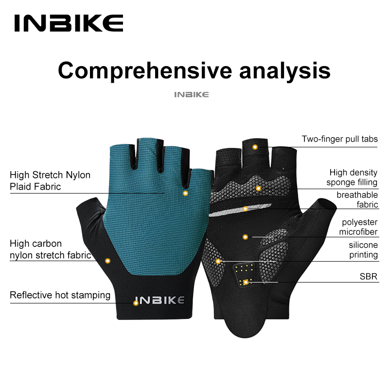 INBIKE Cycling Gloves Summer M - огляд і ціна Mountain Biking Gloves Mens