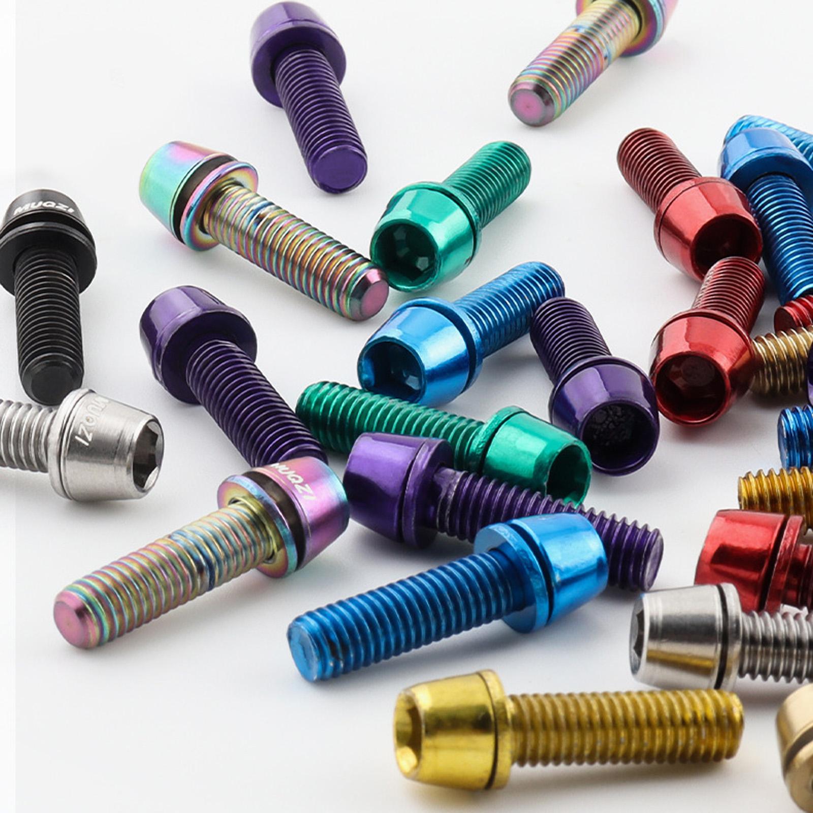 Bicycle Titanium Stem Bolts M5 - огляд і ціна Mountain Biking Kit