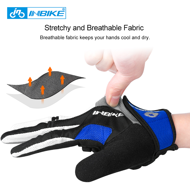 INBIKE Bicycle Gloves Gel Full - огляд і ціна Mountain Biking Gloves Mens