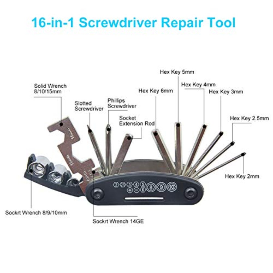 Bike Repair Kit Contains 16-in - огляд і ціна Mountain Biking Kit